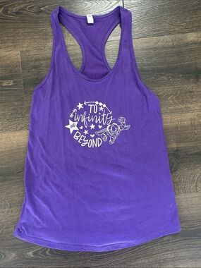 Purple 'To Infinity and Beyond' Women's Racerback Tank Top